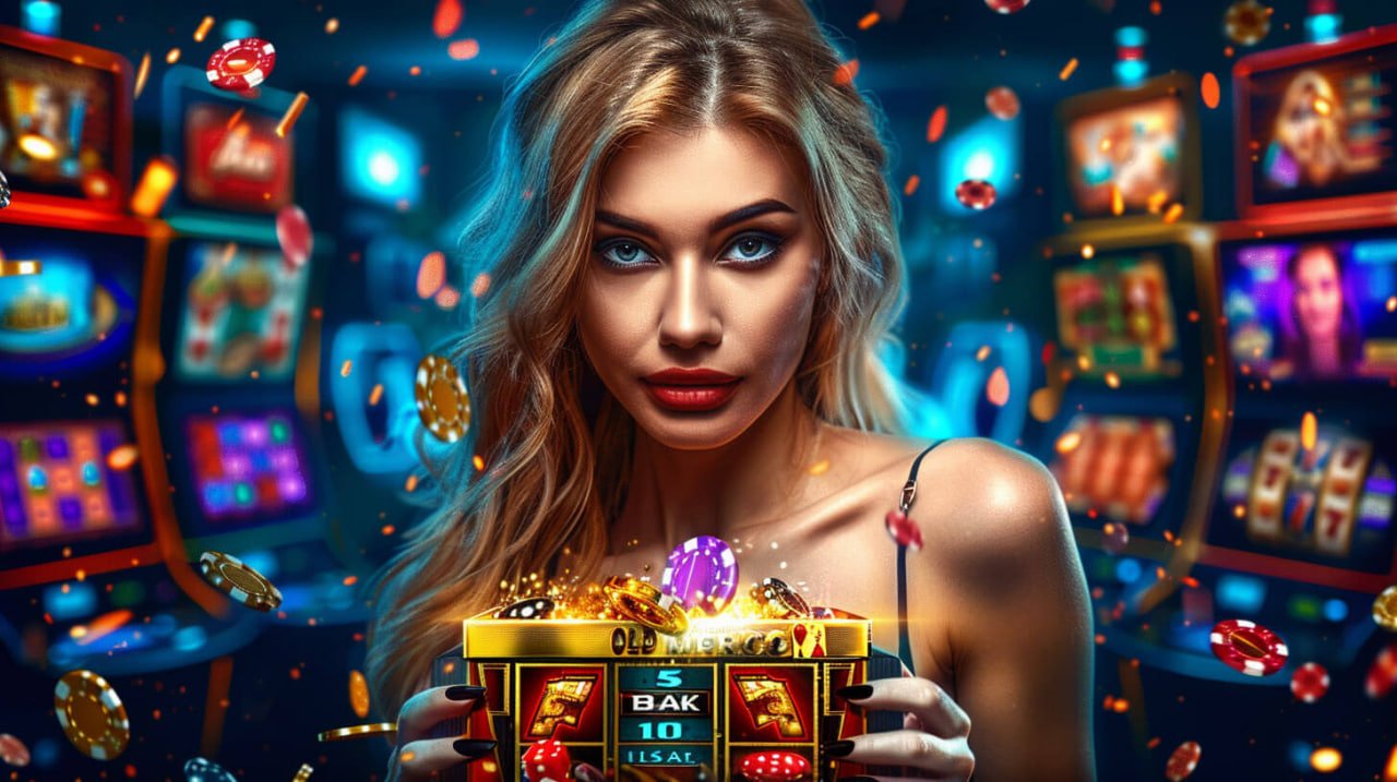 Ilustrasi pusat olahraga dan kasino virtual